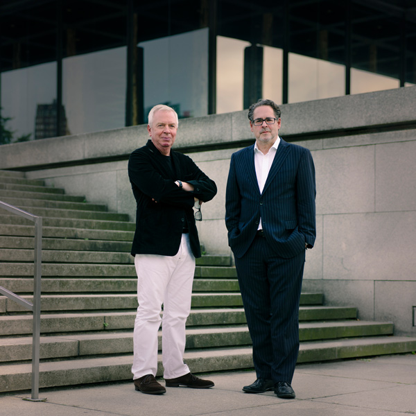 David Chipperfield und Udo Kittelmann. Foto: Simon Menges