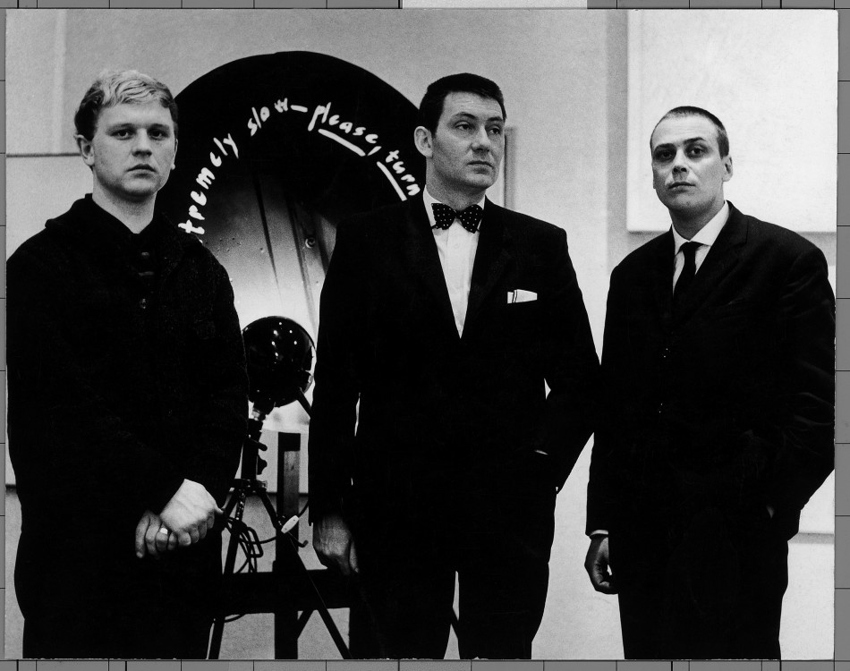 Stedelijk Museum Amsterdam 1962 Heinz Mack, Otto Piene und Günther Uecker anlässlich der Ausstellung NUL Foto: Raoul Van den Boom Copyright: ZERO foundation