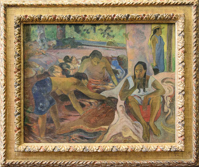 ImEx - Paul Gaugin - Tahitianische Fischerinnen, 1891 Öl auf Leinwand, 71 x 90 cm