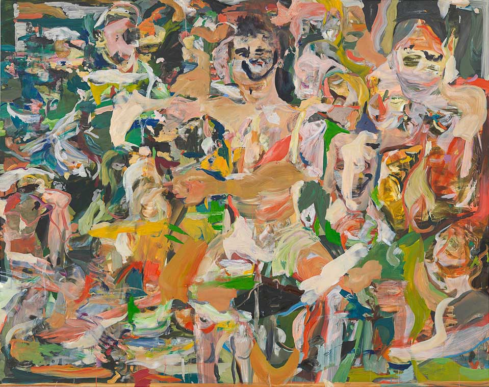 CEB/M 85/00 Cecily Brown "Thug in Landscape", 2014 - 2015 Öl auf Leinen 196 x 246 cm / 77 1/4 x 96 3/4 in Photographer: Genevieve Hanson