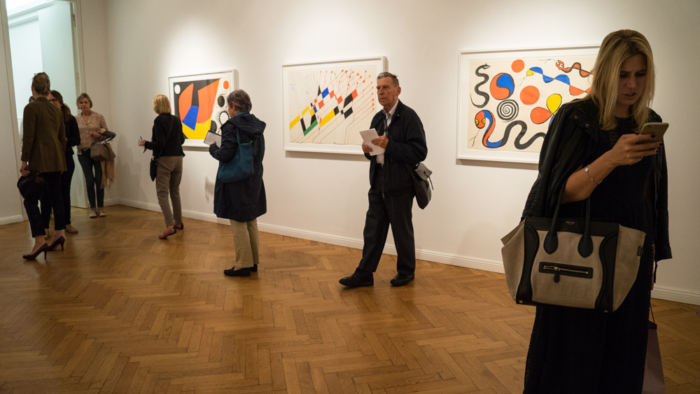 Alexander Calder in der Galerie Michael Haas