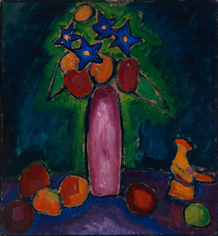 Jawlensky-Stilleben mit Gockel, 1910, Galerie Michael Haas, Stillleben gestern und heute