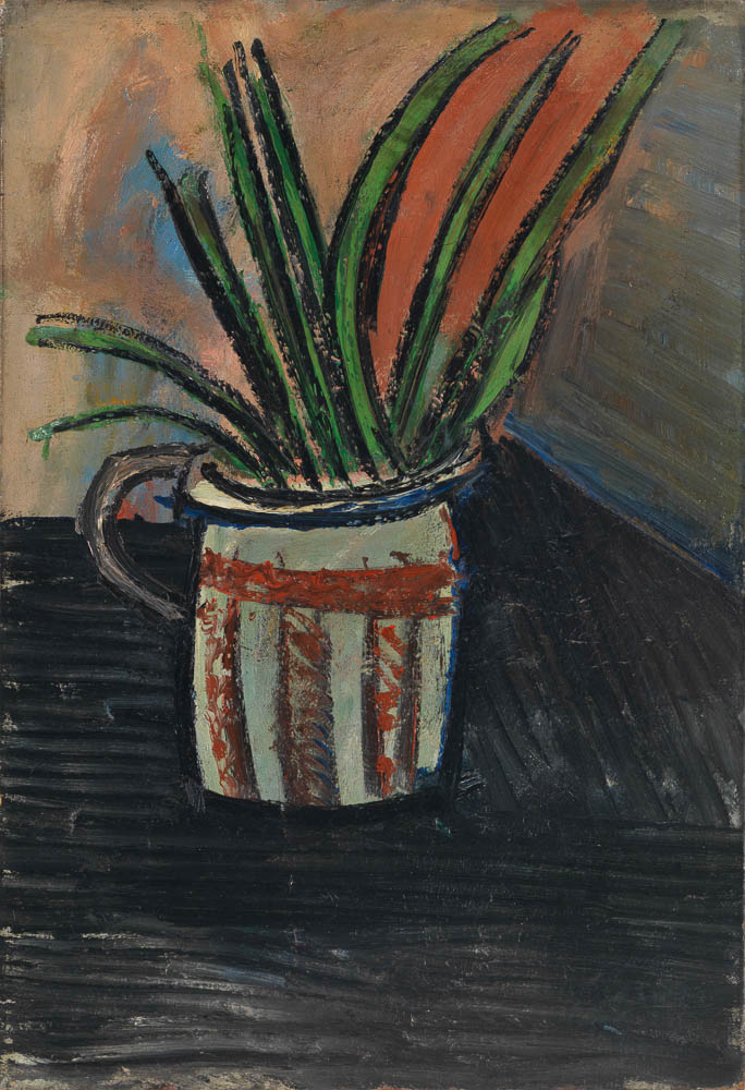 Picasso-Bouquet dans un vase, 1907, Galerie Michael Haas, Stillleben gestern und heute