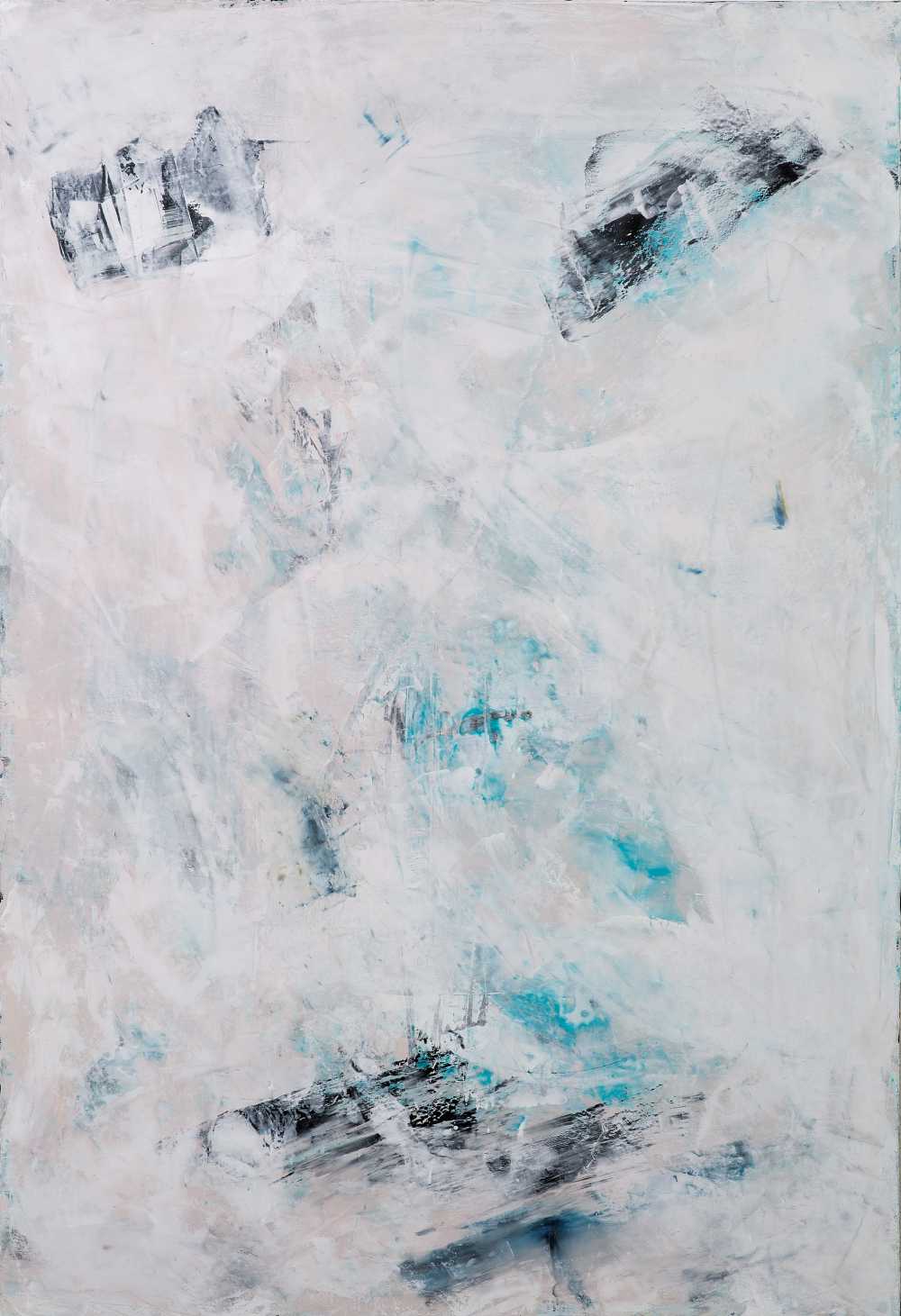 David Benforado, White-Turquoise