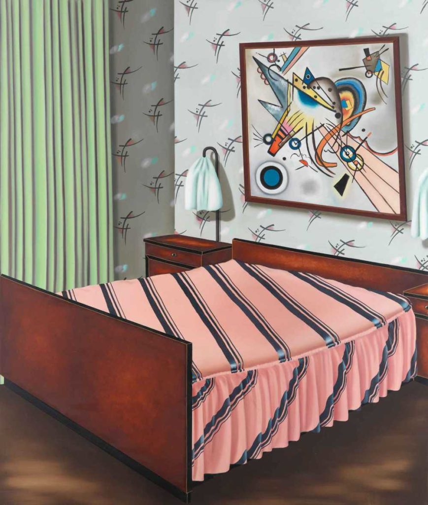 Almut Heise Schlafzimmer III, 1970, Galerie Michael Haas