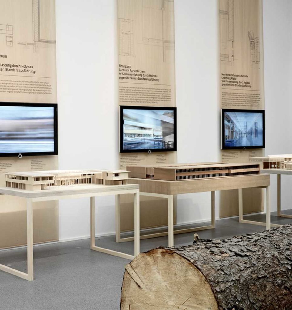 Bauen mit Holz - Wege in die Zukunft, Ausstellung im Martin-Gropius-Bau