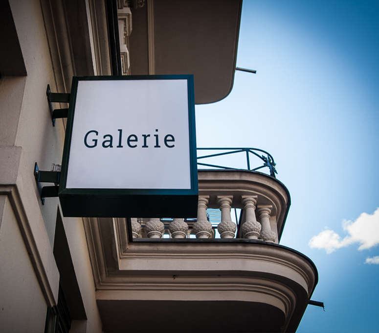 Werbung Kunst Kultur Galerie