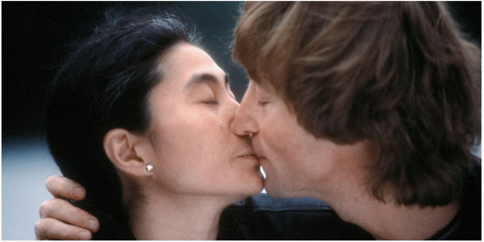 Yoko Ono and John Lennon, 1980 © 2014 Kishin Shinoyama