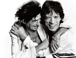 KEITH RICHARDS & MICK JAGGER. LOS ANGELES, BRITISH VOGUE, 2003. . © Mario Testino