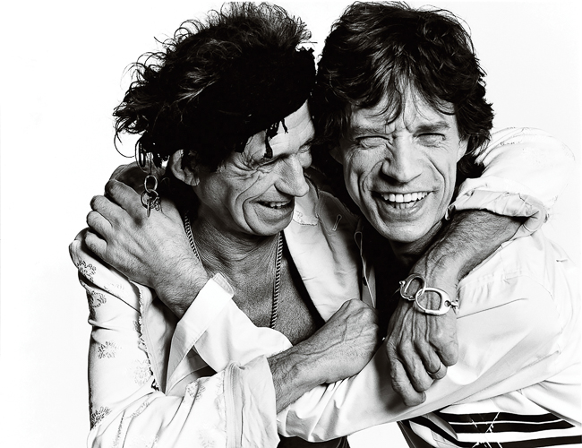KEITH RICHARDS & MICK JAGGER. LOS ANGELES, BRITISH VOGUE, 2003. . © Mario Testino