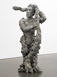 Stella Hamberg, Berserker I, 2007, Bronze, patiniert, 244x150x100 cm, © Galerie Eigen + Art Leipzig/Berlin, Foto: Uwe Walter, Berlin
