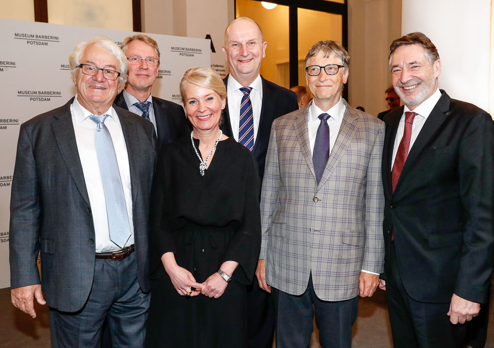 Hasso Plattner, Christoph Meinel, Ortrud Westheider, Dietmar Woidke, Bill Gates, Jann Jakobs