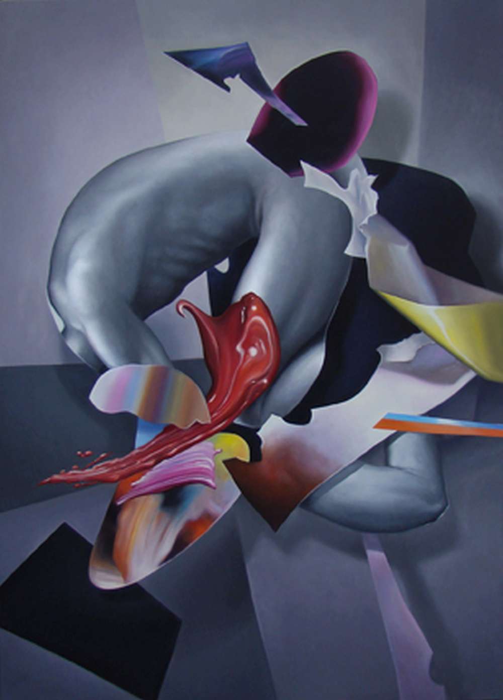 Grigori Dor, Still Life With A Torso 140 x 100 Öl auf Leinwand 2017