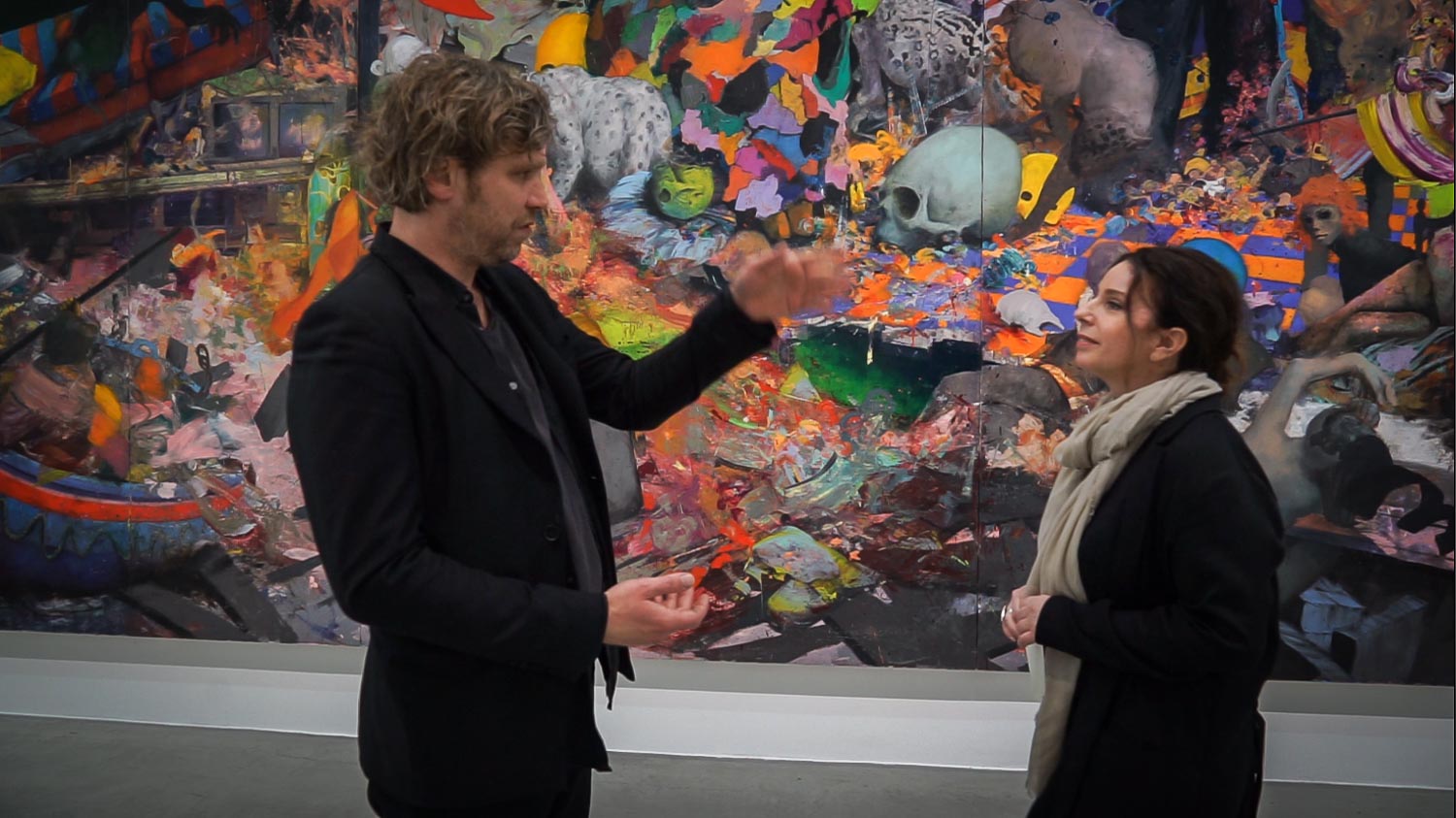 Jonas Burgert mit Romy Campe KUNSTLEBEN BERLIN