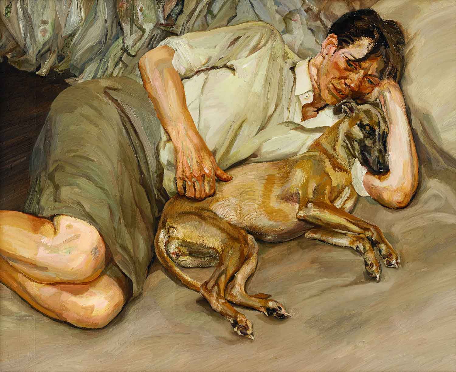 Lucian Freud: Double Portrait, 1988-90 Öl auf Leinwand, 113,3 x 134,62 cm © The Lucian Freud Archive/Bridgeman Images UBS Art Collection