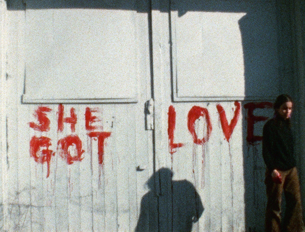 Ana Mendieta, Blood Writing, 1974. Super 8 film, colour, silent. © The Estate of Ana Mendieta Collection, LLC., Courtesy Galerie Lelong & Co.