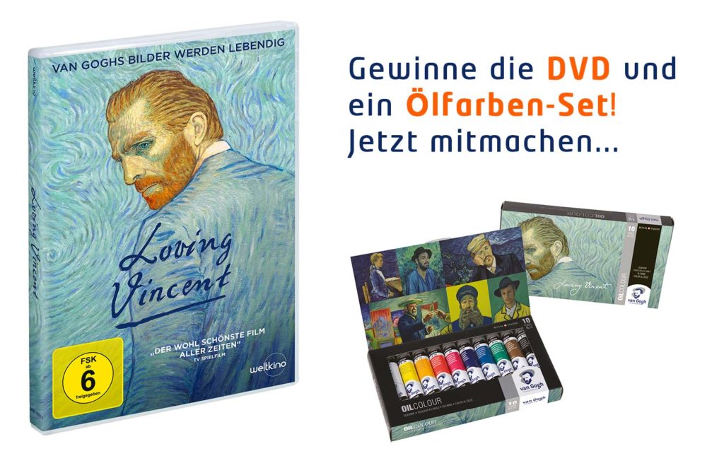 Loving Vincent, DVD, Gewinnspiel