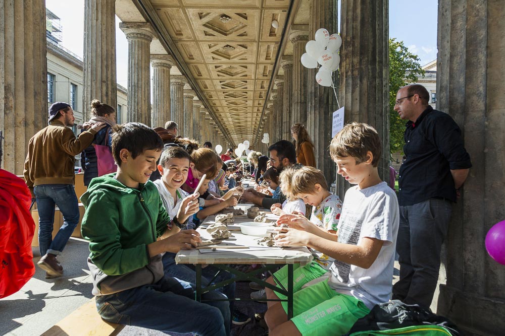 Aktionstag Familie auf der Museumsinsel Berlin© Staatliche Museen zu Berlin / Valerie Schmidt