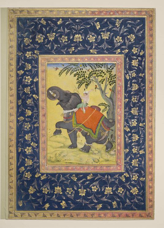 Kaiser Akbar reitet seinen Lieblingselefanten, © Staatliche Museen zu Berlin, Museum für Islamische Kunst / Christian Krug