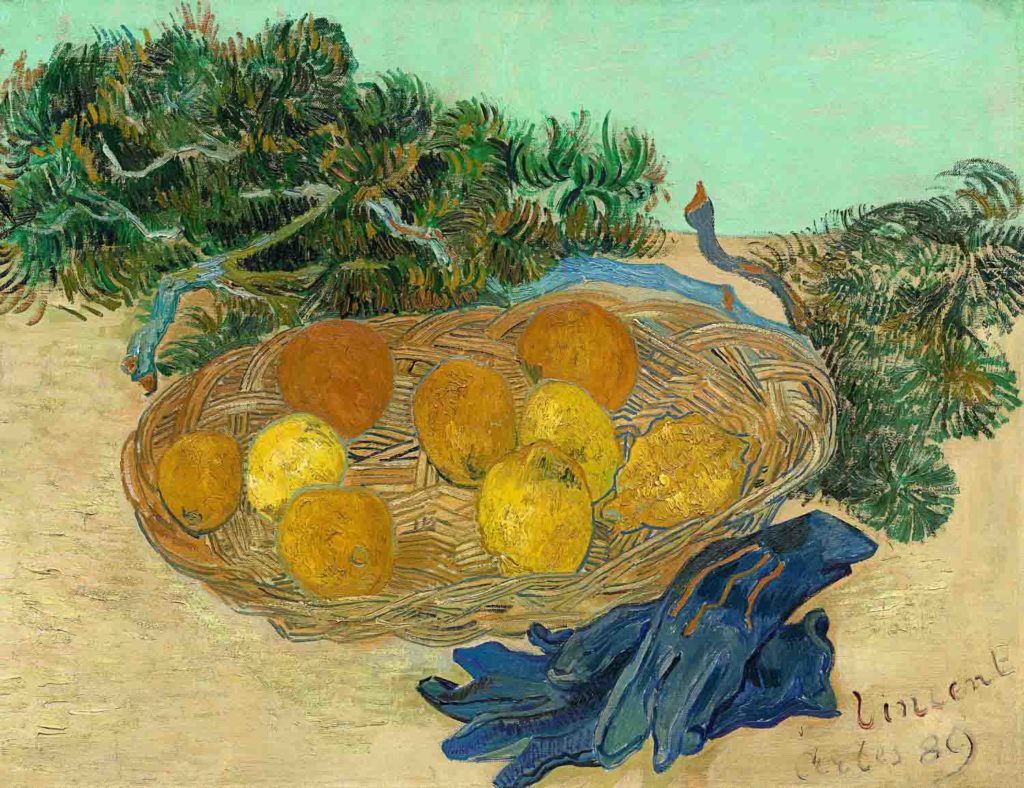 Stillleben Barberini 2019 van gogh f_502 stillleben mit orangen zitronen handschuhen (c) washington national gallery-2