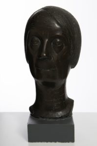 Emy Roeder: Selbstbildnis, 1958, Bronze. Museum im Kulturspeicher Foto Andreas Bestle