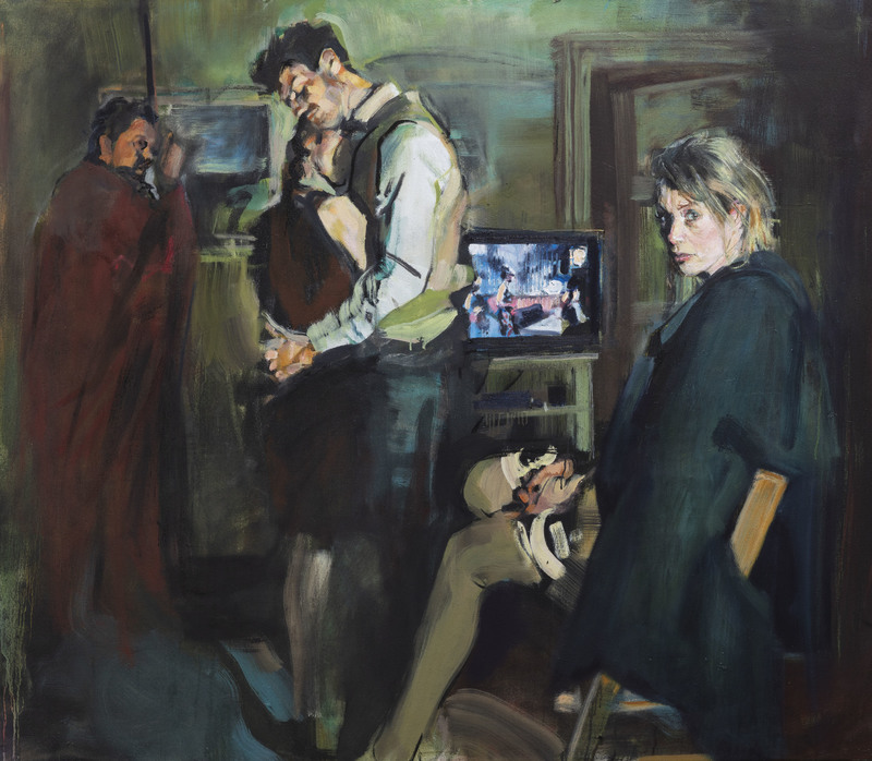 Friedmann-Hahn Markus Fräger Aufkommende Erinnerung 2019 Öl auf Leinwand 120x140cm