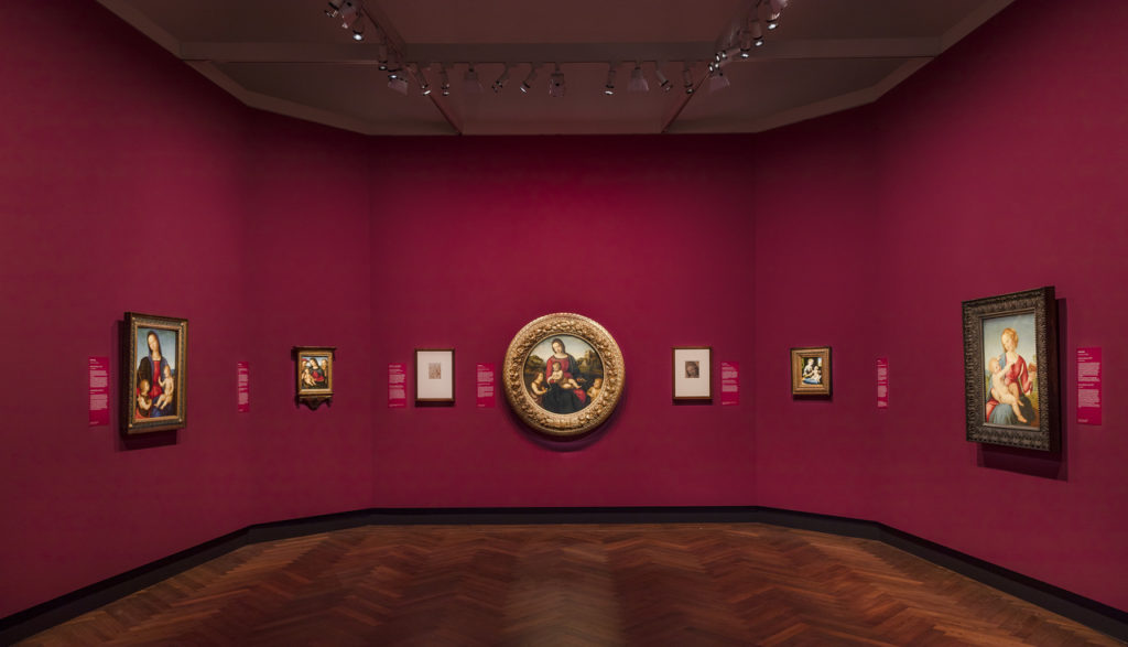 Raffael in Berlin. Die Madonnen der Gemäldegalerie, Ausstellungsansicht, 2019, © Staatliche Museen zu Berlin, Gemäldegalerie / David von Becker