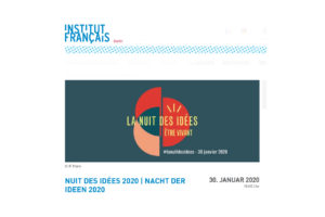 Institut francais Nacht der Ideen
