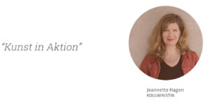 Aktionskunst - Jeannette Hagen für Kunstleben Berlin