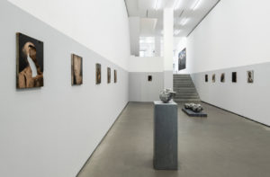 Nicola Samorì In abisso, Ausstellungsansicht, 2020, Galerie EIGEN + ART Berlin. Foto © Uwe Walter, Berlin