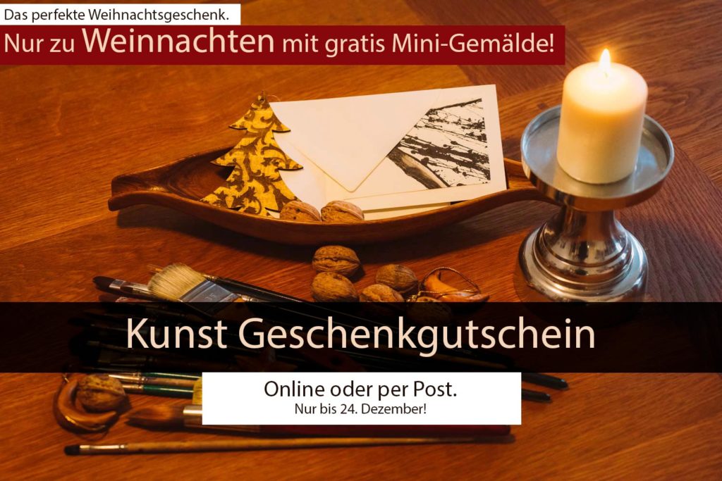 Kunst Geschenkgutschein Weihnachten Berlin