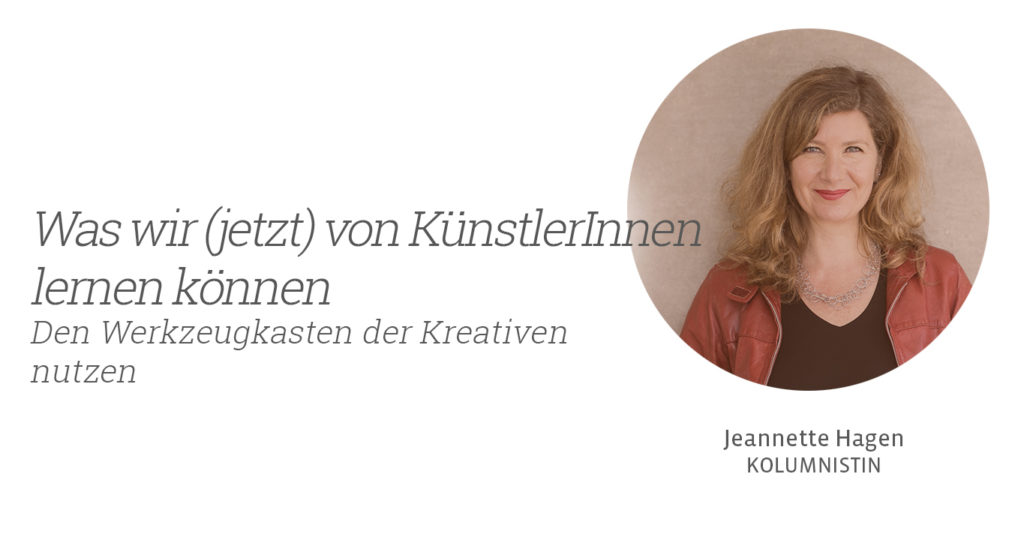 Von Künstlern lernen, Jeannette Hagen für Kunstleben Berlin