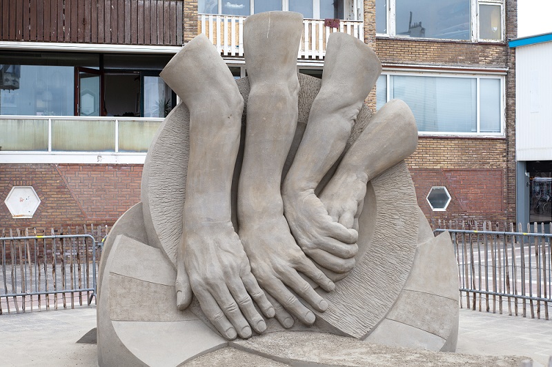 Gewinner 2019: Sandskulptur von Fergus Mulvany © Zandvoort Marketing