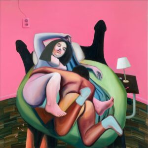 ERROR EXPLANATION: Ivana de Vivanco, Coming around, 2020, Öl auf Leinwand, 190 x 190 cm