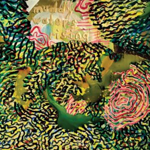 cyanobacteria, Claudia Chaseling, 2021, gold leaf, egg tempera and oil on canvas, 30 x 30 cm.