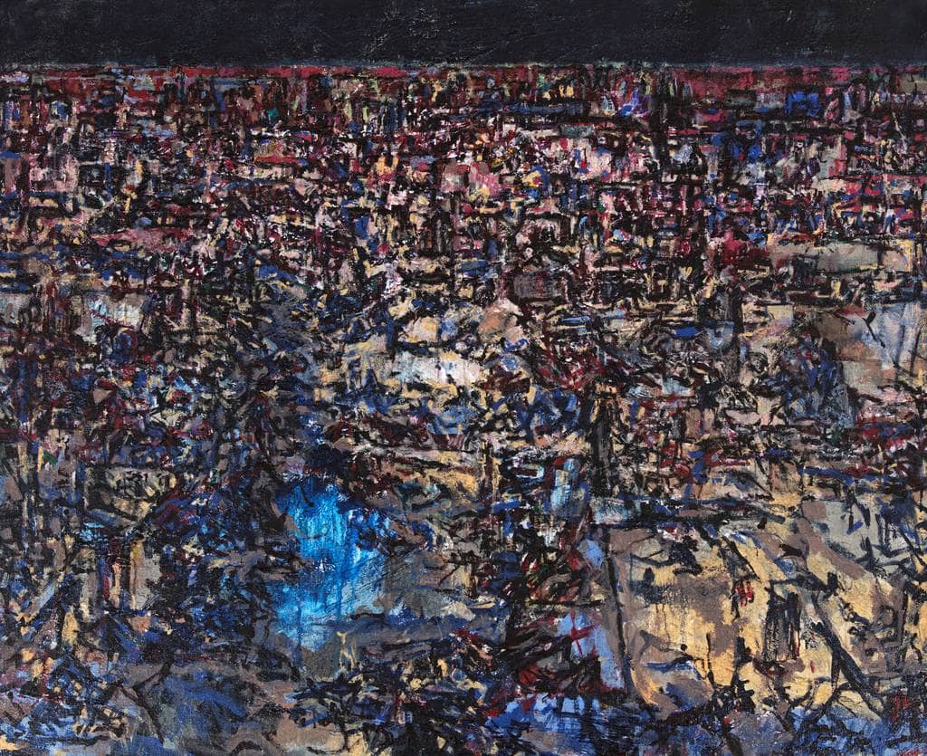 Tammam Azzam, Untitled, 2021, Acryl auf Leinwand, 140 x 170 cm