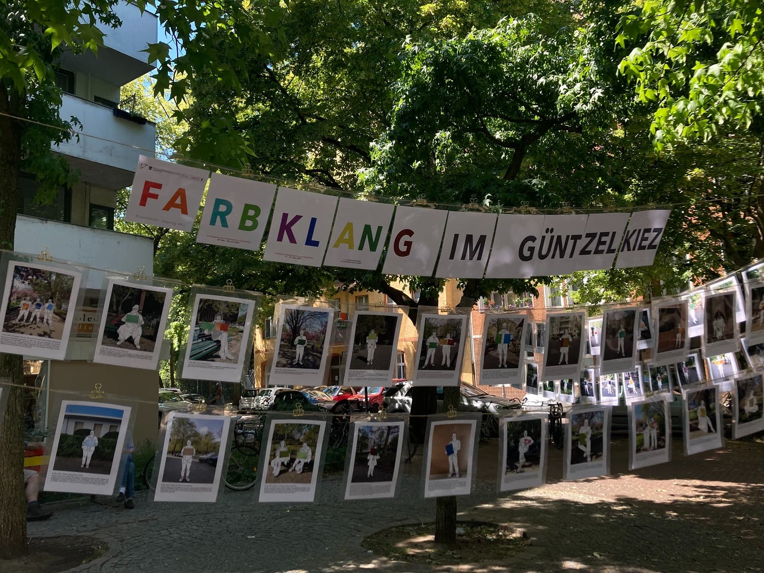 Farbklang im Güntzelkiez, Jiaying Wu © Jeannette Hagen