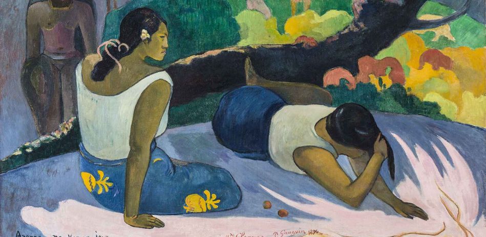 Paul Gauguin (1848-1903), Arearea no Varua Ino. The Amusement of the Evil Spirit, Detail, 1894 © Ny Carlsberg Glyptotek