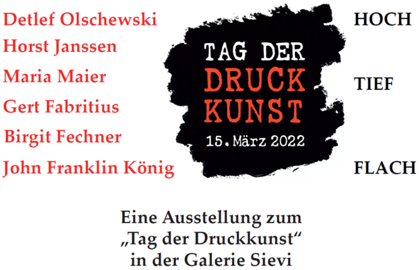 Tag der Druckkunst in der Galerie Sievi