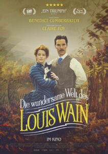 Die wundersame Welt des Louis Wain Plakat UK A3.indd