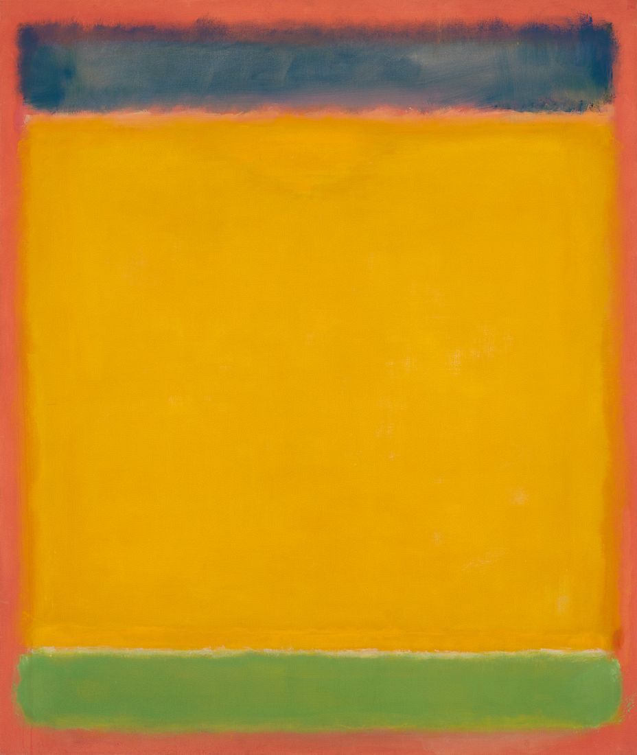 Mark Rothko: Ohne Titel (Blau, Gelb, Grün auf Rot), 1954, Whitney Museum of American Art, New York, Geschenk der American Contemporary Art Foundation, Inc., Leonard A. Lauder, Präsident, © VG Bild-Kunst, Bonn 2022, Bild: Whitney Museum of American Art / Licensed by Scala