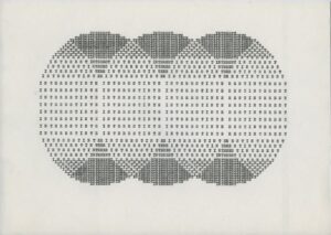 Ruth Wolf-Rehfeldt, "Spheres of Interest", 1975, Zincography, 21 × 29.5 cm. Courtesy of the artist and Chert Lüdde, Berlin