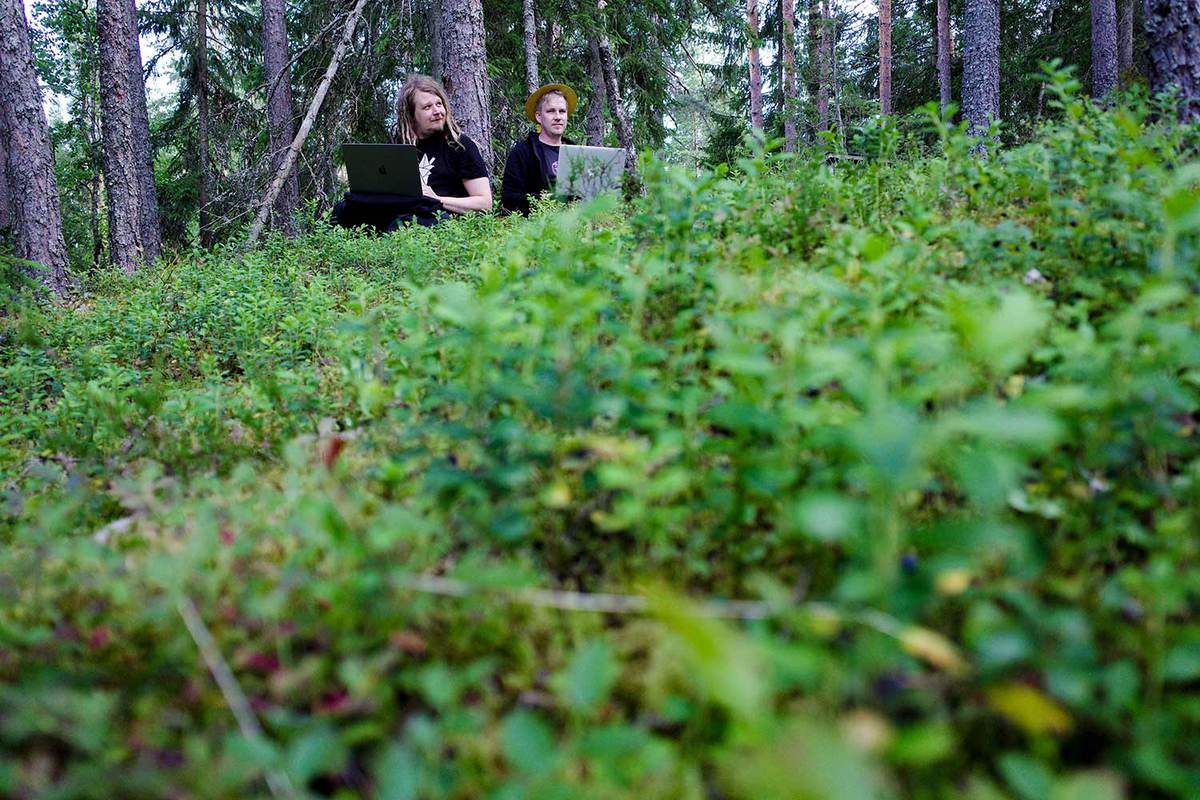 Joonas Toivonen & Antti Pussinen at work „The Nerd Life“