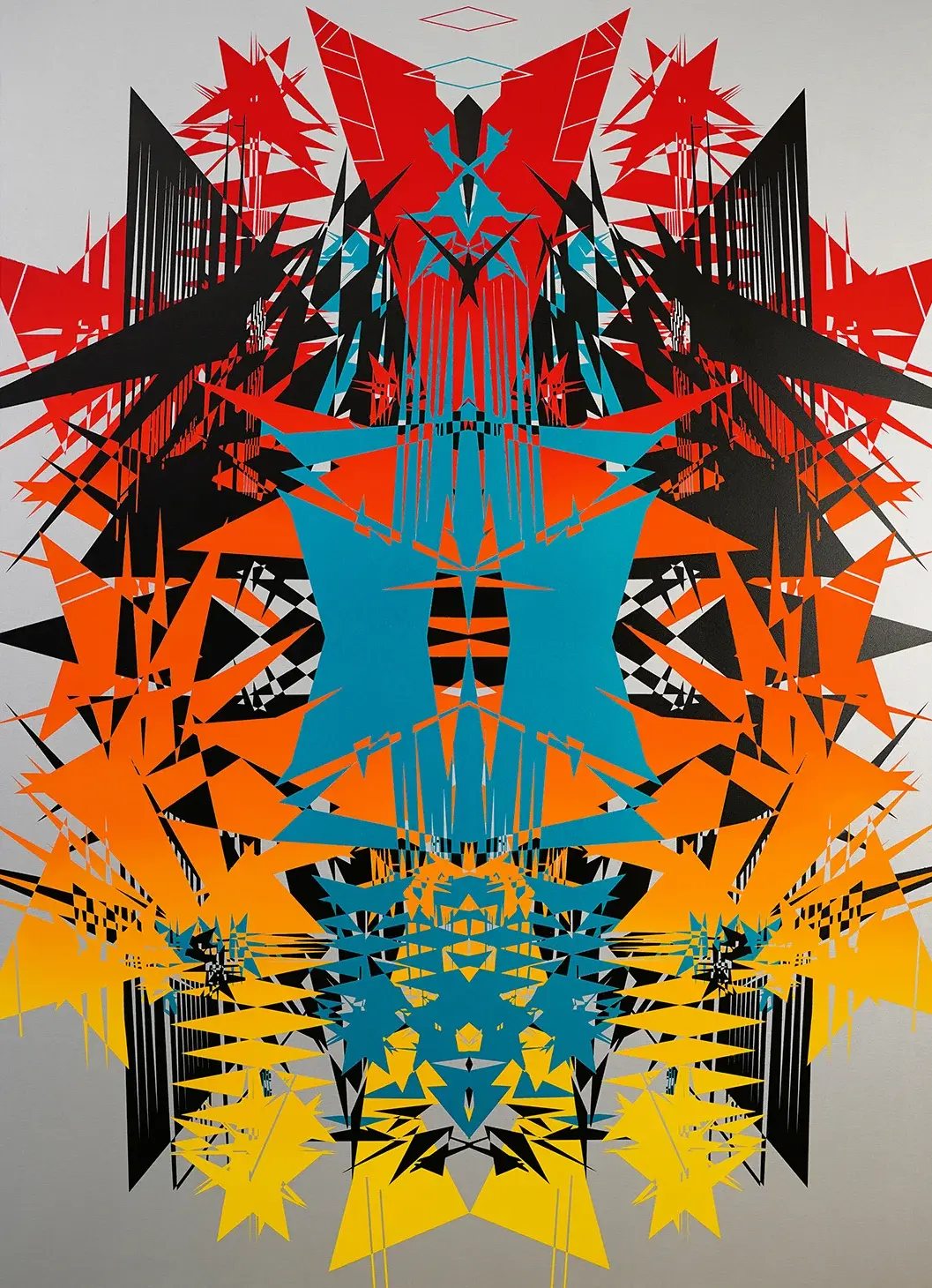 Timo Nasseri: Neodemon, 2020; Acrylic on canvas on wood