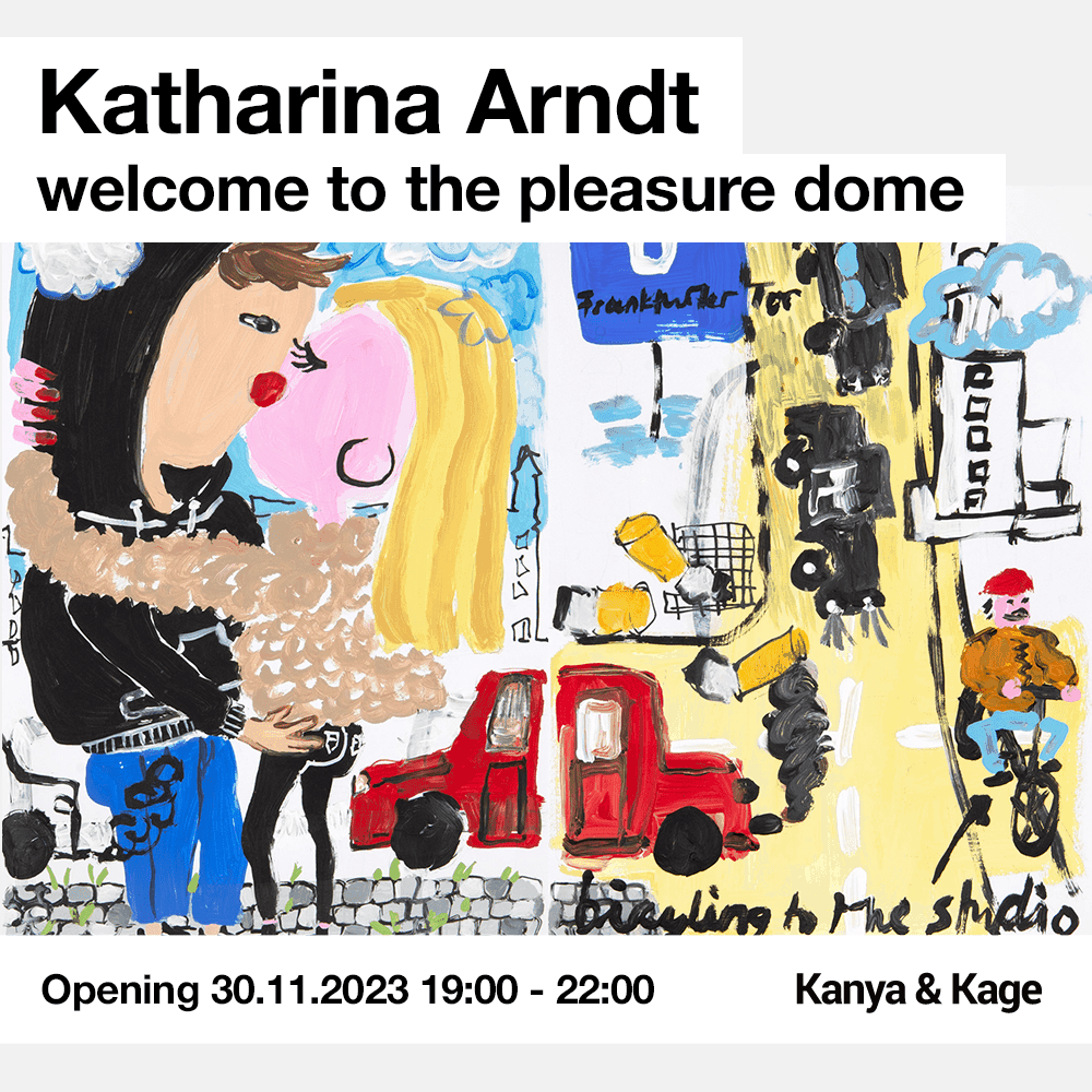Show "welcome to the pleasure dome" der Künstlerin Katharina Arndt