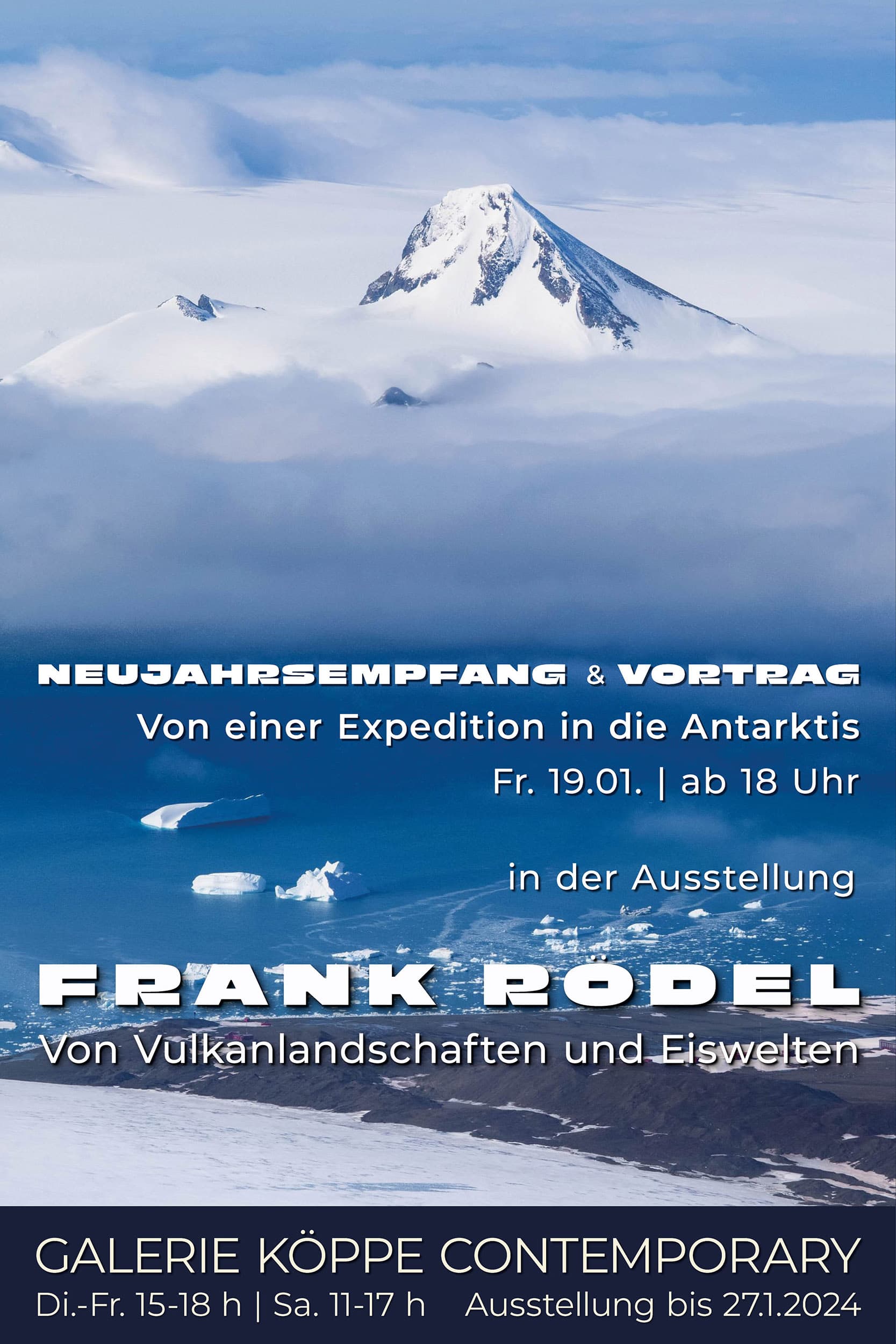 FRANK RÖDEL – Vortrag „Von einer Expedition in die Antarktis“ am 19. Januar 2024 um 18:30 Uhr