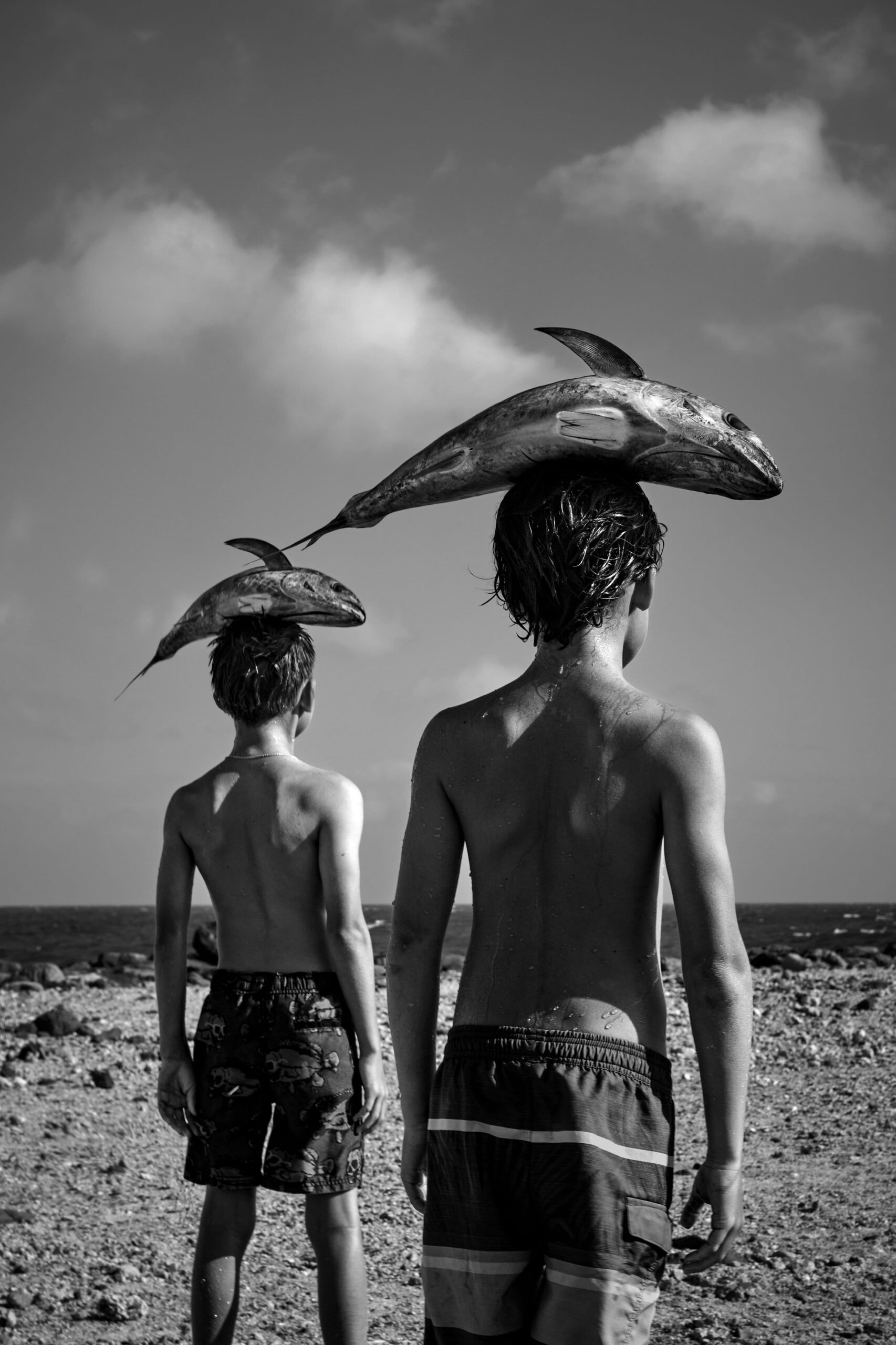 Untitled (Fisherboys), Kahului, Maui, 2023