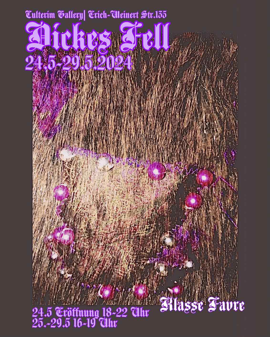Ausstellung Dickes Fell - Culterim Galerie