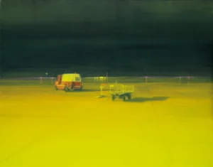 Ingmar Alge, Friedrichshafen Nr. 2, 2012, Öl auf Leinwand, 182 × 232 cm