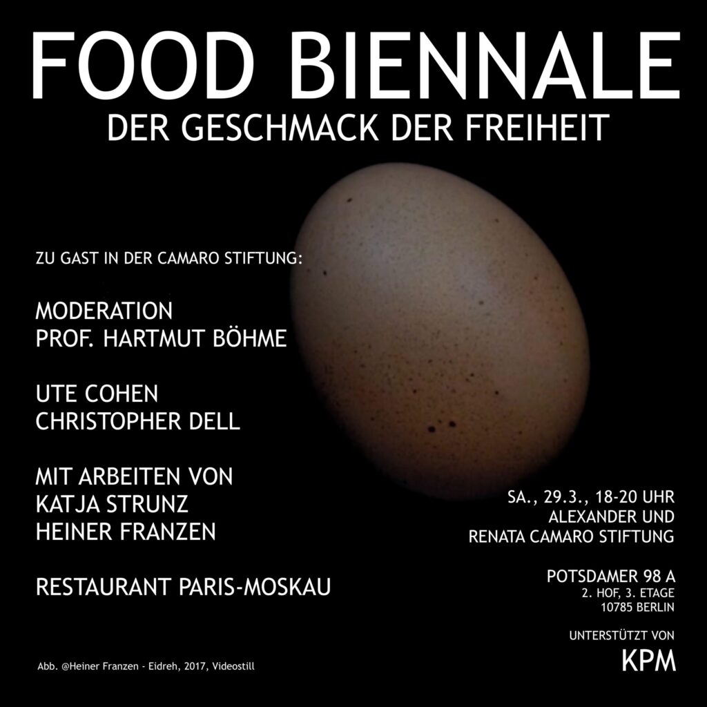 Food Biennale - Kunst und Kochen im Camaro Stiftung